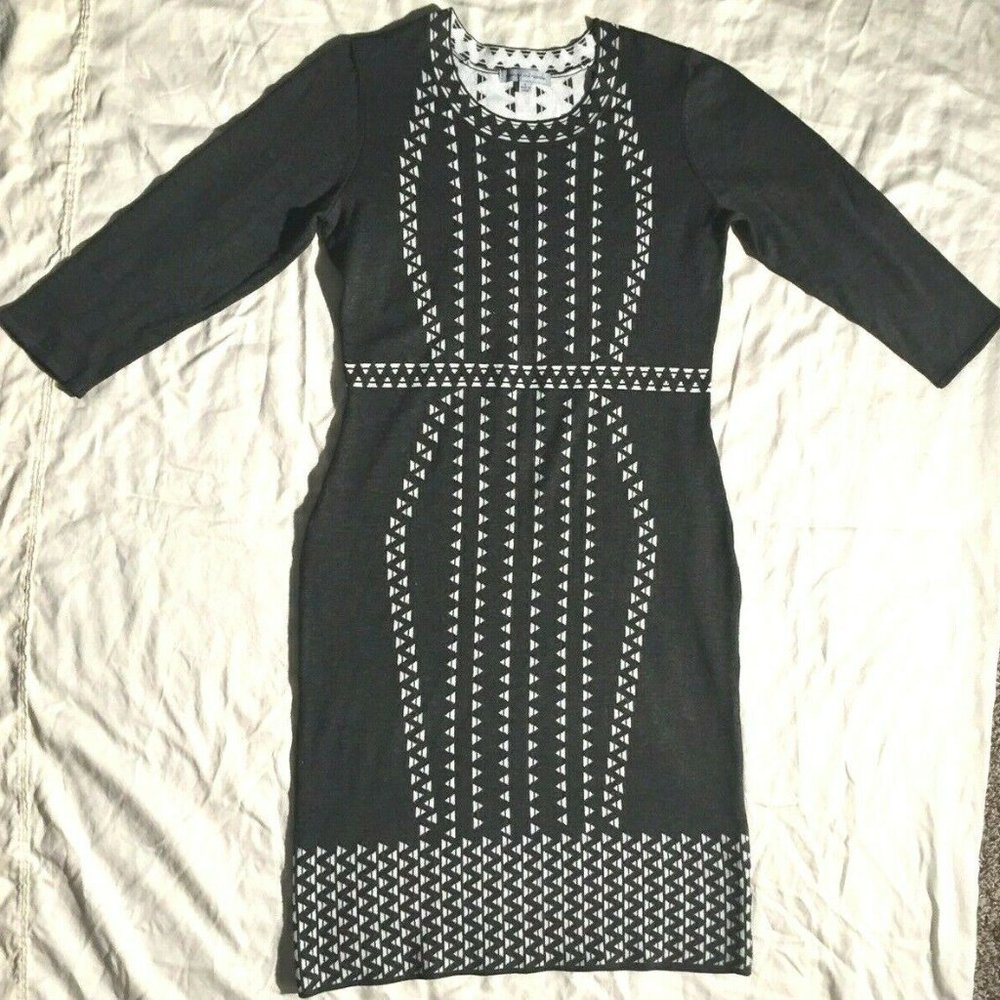 Danny and Nicole Knit Sweater 3/4 Sleeve Dress Siz